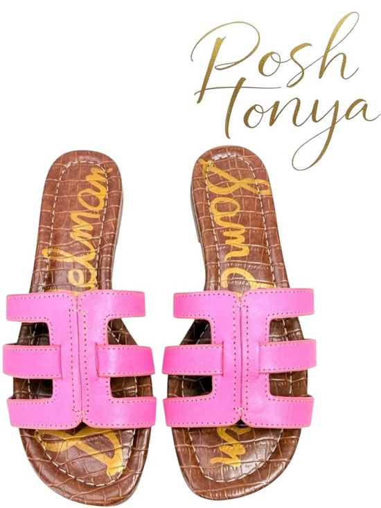 Sam Edelman Shoes - Sam Edelman Bettie Hot Pink Slide Sandals Size 5.5 Coastal Festival Resort